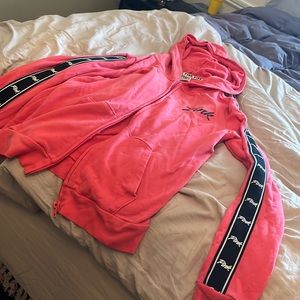 VS pink jacket